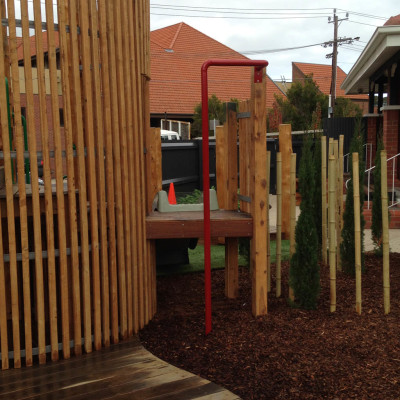 Landscaping and playground construction for Bambini Childcare