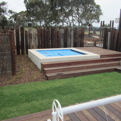 Geelong pool surrounds and decking