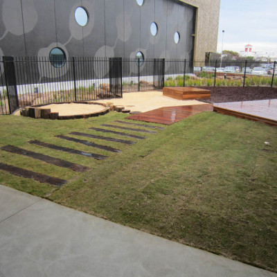 Geelong school playground landscaping