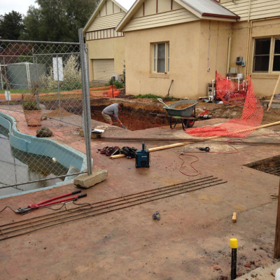 Pool surrounds refurbishment and landscaping works