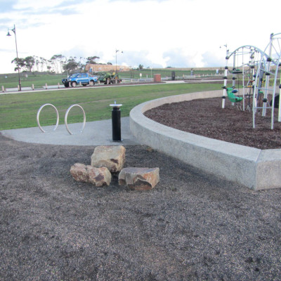 Streetscape and playground construction Geelong